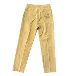 Feraud Army Muted Green Khaki Tapered Slim Jeans French Size 40 (US 28 Denim)